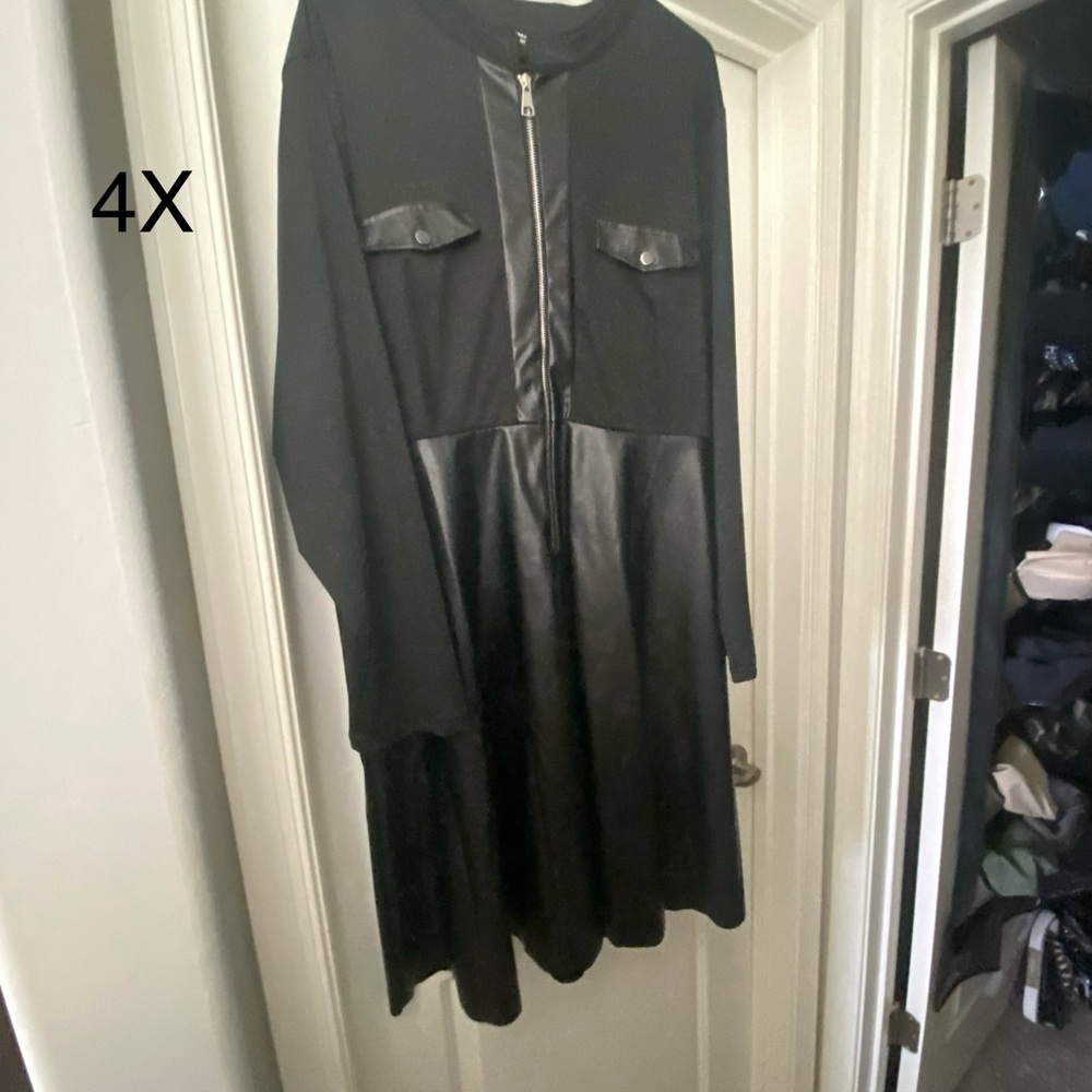 SHEIN Black Long Sleeve Dress